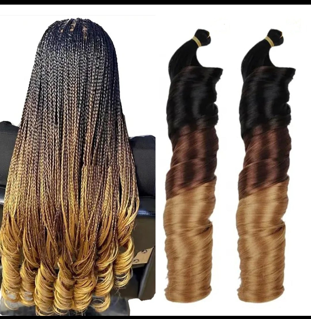 Meches curly longueur 22