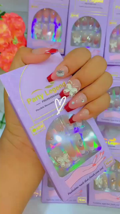 Faux ongles réutilisable