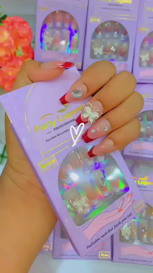 Faux ongles réutilisable