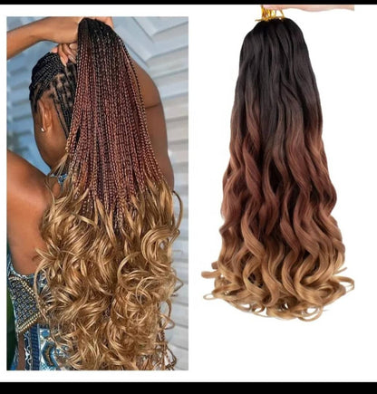 Meches curly longueur 22