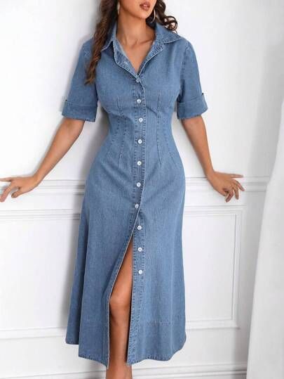Robes longue en jeans