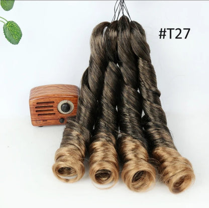 Meches curly longueur 22