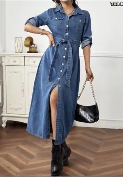 Robes longue en jeans