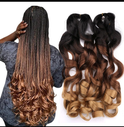 Meches curly longueur 22