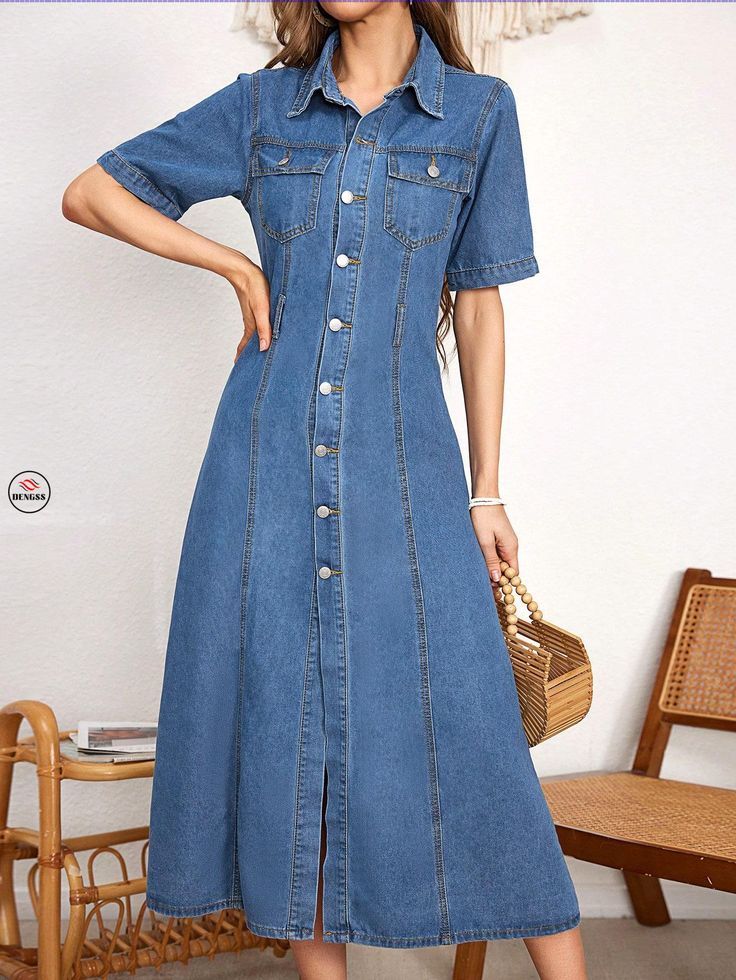 Robes longue en jeans