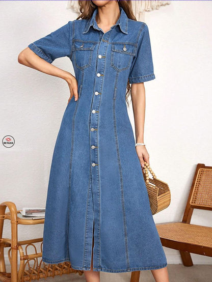 Robes longue en jeans