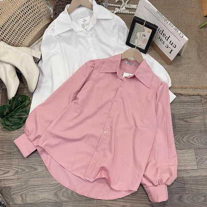 Chemisier à manche longue pour femme