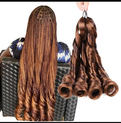 Meches curly longueur 22
