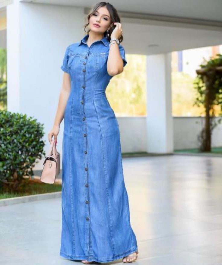 Robes longue en jeans