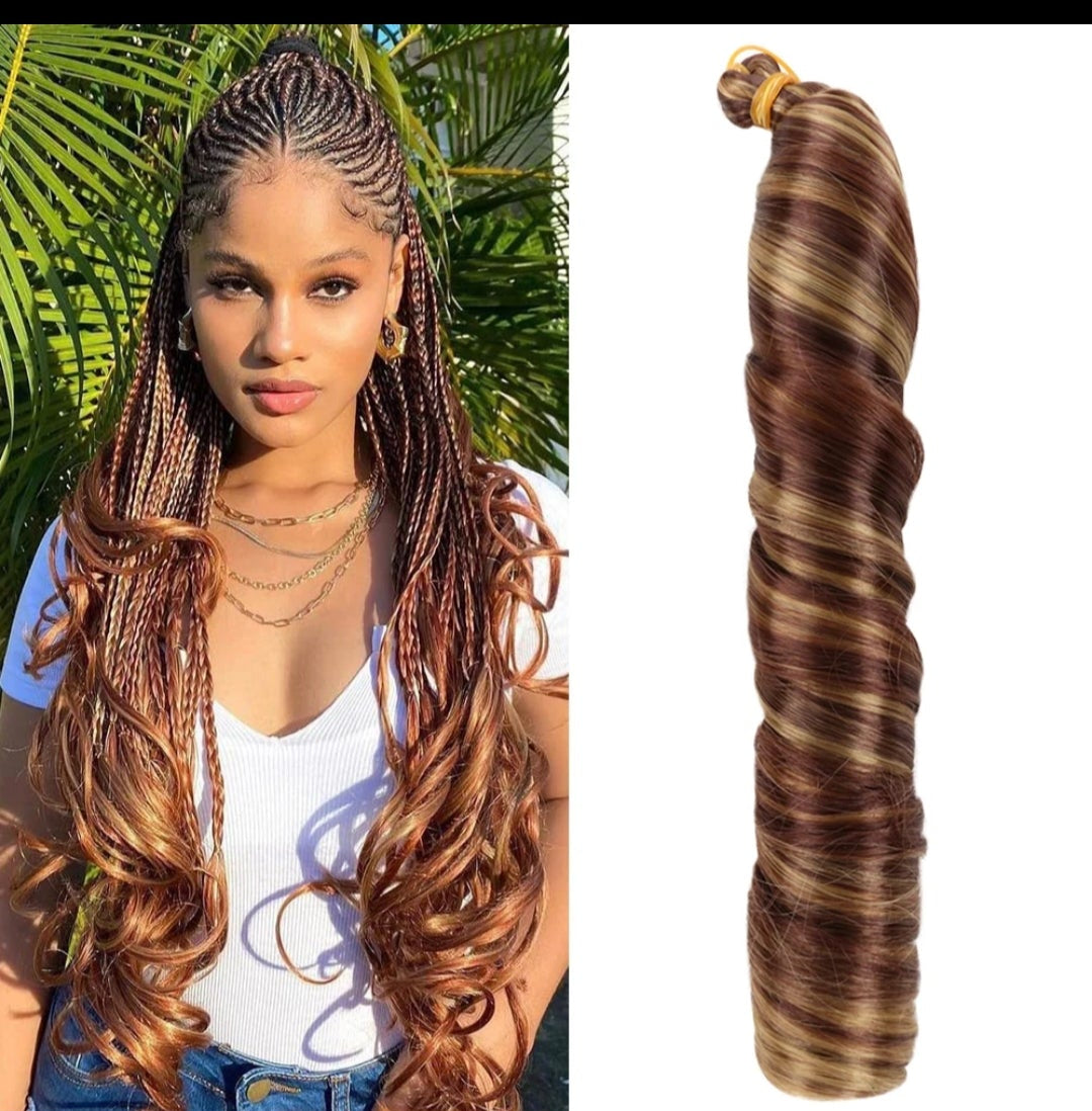 Meches curly longueur 22