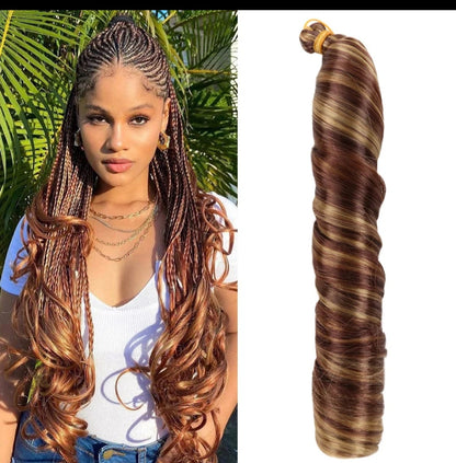 Meches curly longueur 22
